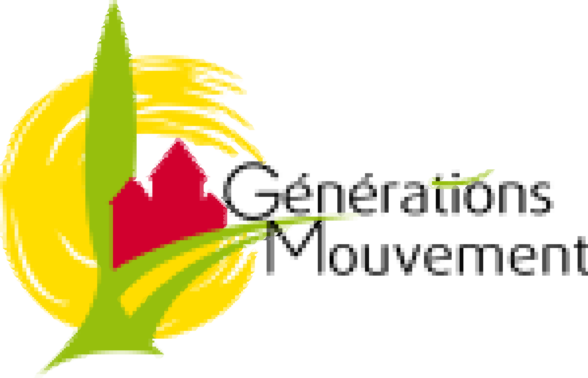 Logo de générations mouvement, représentant un village et un arbre vert